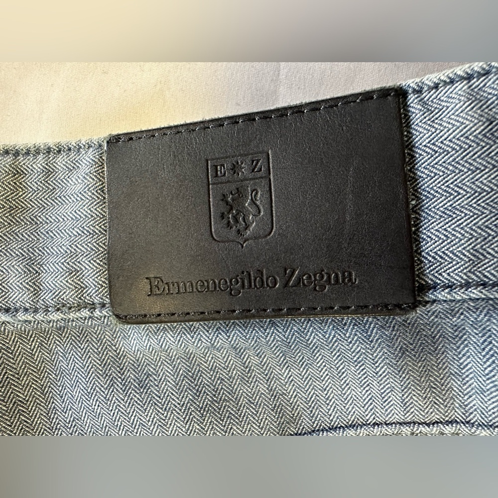 Ermenegildo Zegna Gray Denim Jeans - Picture 7 of 14